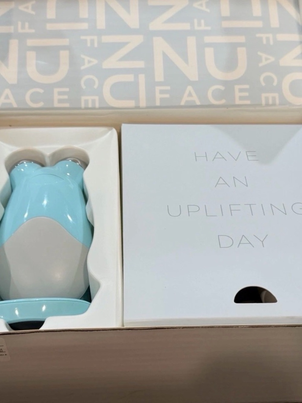 NuFACE Trinity+ Microcurrent Facial Device with Lip & Eye Attachment Open Box
